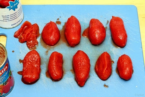 Lidl mot Coop - skalade tomater