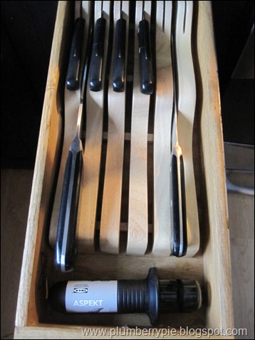 drawer knife block
