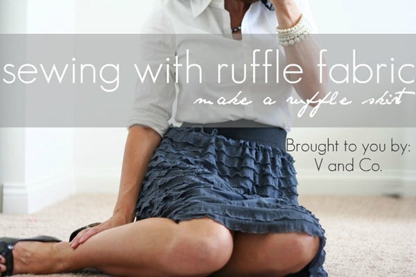 ruffle skirt tutorial
