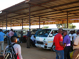 The taxi rank in Bushbuckridge. I had never taken a good picture of a taxi rank before, and this one is fairly typical of the smaller ones. Transition to Madagascar - 080.jpg