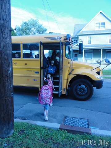 getting on the bus