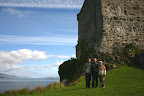 On the grounds of Duart Castle