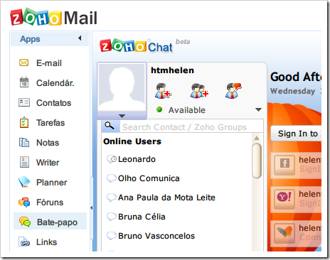 Zoho Chat Zoho Chat