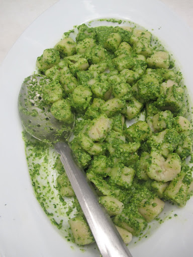 Gnocchi with pesto