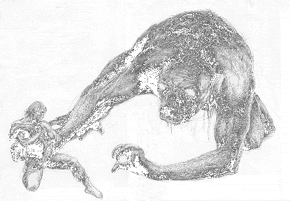 Beowulf Gets A Grip On Grendel, Asatru Gods And Heroes