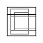rectangle study 25, 2012, digital c-print (single edition), 40 x 40 in.