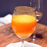 Jus dorange. Excellent, comme les autres dégustés à Barcelone.