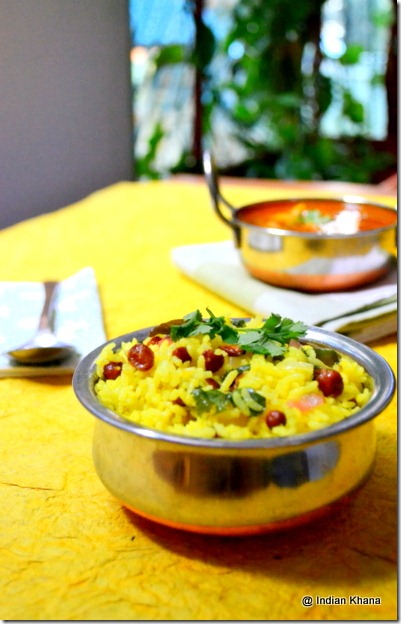 Easy healthy Lemon Rice South Indian Style