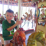 Bryan riding on the carousel at the Nashville Zoo 09032011b