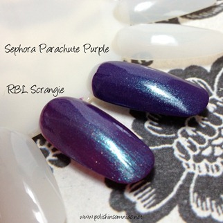 RBL Scrangie vs Sephora Parachute Purple