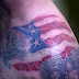American Flag in Progress