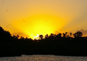 Sunrise in Savusavu, Fiji