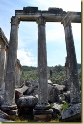 Euromos Temple of Zeus columns inscriptions