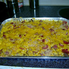 Bacon Double Cheeseburger Casserole
