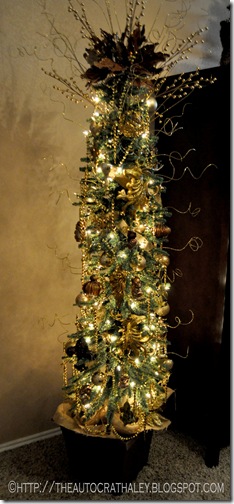 GOLD CHRISTMAS TREE