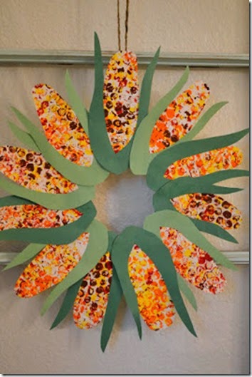 corn wreath craft for kids #fall #craftsforkids #preschool #thanksgiving corn wreath craft for kids #fall #craftsforkids #preschool #thanksgiving