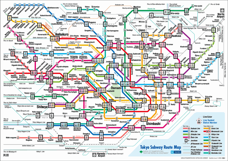JP Subway map