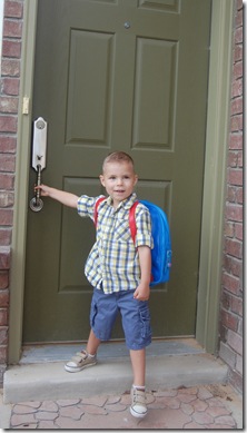 1st Day of Preschool! Aug 2011 013
