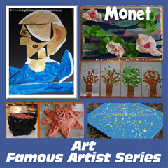 homeschool famous artist projects homeschool famous artist projects