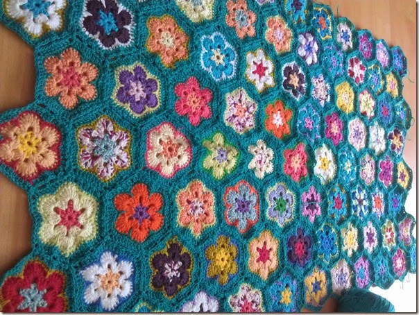 African Flower mein Sommerferien Deckenprojekt