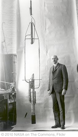 'Robert Goddard with his Double Acting Engine Rocket in 1925' photo (c) 2010, NASA on The Commons - license: http://www.flickr.com/commons/usage/