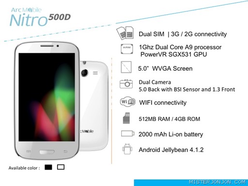 Arc Mobile Nitro 500D Philippines Arc Mobile Nitro 500D Philippines