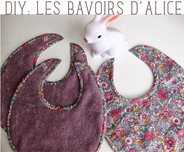 La Sauvage: DIY: les bavoirs d'Alice