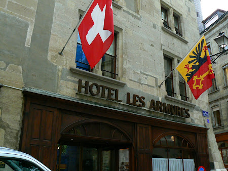 Weekend in Geneva: Hotel and restaurant Les Armures