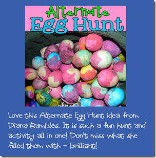 Easter Egg Hunt Alterante with Bird Seed