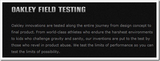 Field Testing