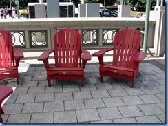 6572 Ottawa Elgin St - Summer Getaways on display at the outdoor terrace beside the National Arts Centre