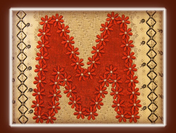 From Pfaff Creative Sensation, Shape Creator Applique. Broderi fra Pfaff Creative Sensation, med bruk av Shape Creator Applique.