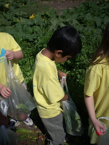 Making sure everything is in the bag!