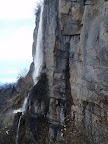 Partie sup&eacute;rieure de la cascade de l'Oule.