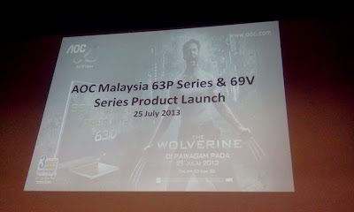 Pelancaran Produk AOC Malaysia dan premier screening Wolverine - slide 1