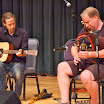 Dan and Iain on stage