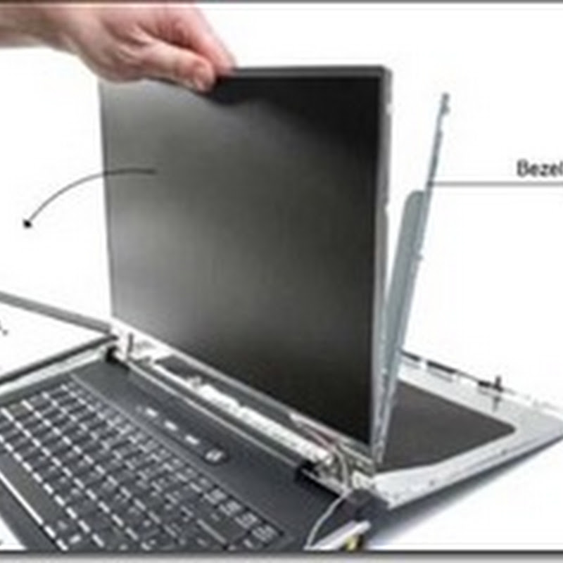 Melepas layar LCD Laptop