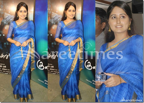 Haritha_Blue_Saree