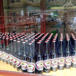 lager beer at the toshogu shrine in Nikko, Japan in Nikko, Japan 