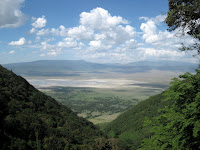 Views leaving Ngorongoro Crater