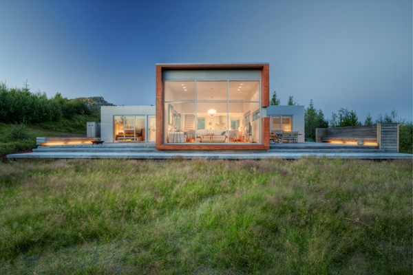 Fachada moderna fachada-moderna-Casa-Ice-arquitecto-Minarc
