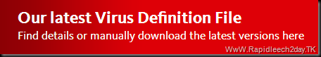 Our latest Virus Definition File Find details or manually download the latest versions here