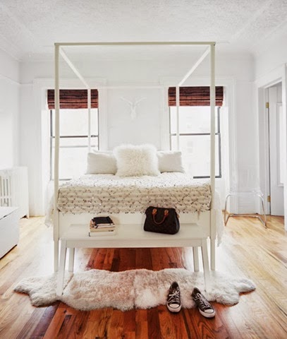 [Brooklyn-apt-bedroom-white-canopy-bed-Moroccan-wedding-blanket-fur-bench-Michelle-Adams-Lonny-Nov12%255B7%255D.jpg]
