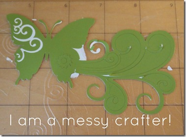 Green Expressions Vinyl Butterfly