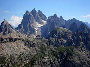El espectacular Gruppo di Cadini. Tres Cimas de Lavaredo