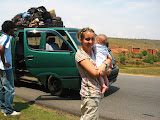 And, our taxi-brousse broke down on the way to Antsirabe. Not too bad though, after we all unloaded, the driver checked the engine, poured some dirty water in, and coaxed it along for a couple hundred more kilometers. We did arrive! IMG_1452.jpg