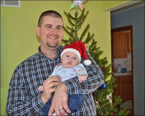 Baby Doc and dad Christmas