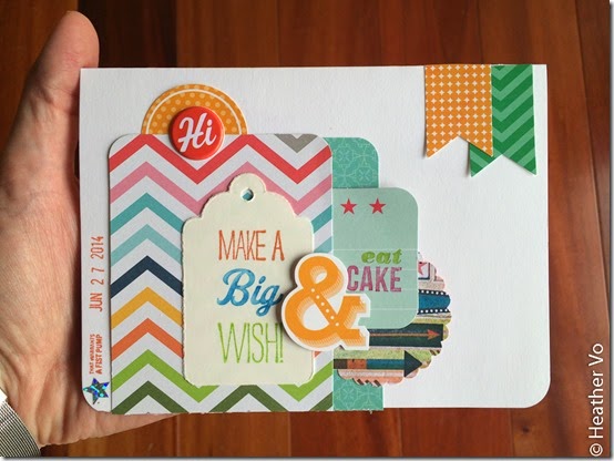 Colorful Card by Heather Vo Colorful Card by Heather Vo