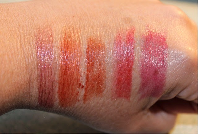 Colored Lip Balm Swatches