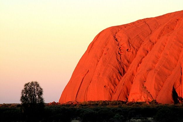 Uluru at sunset